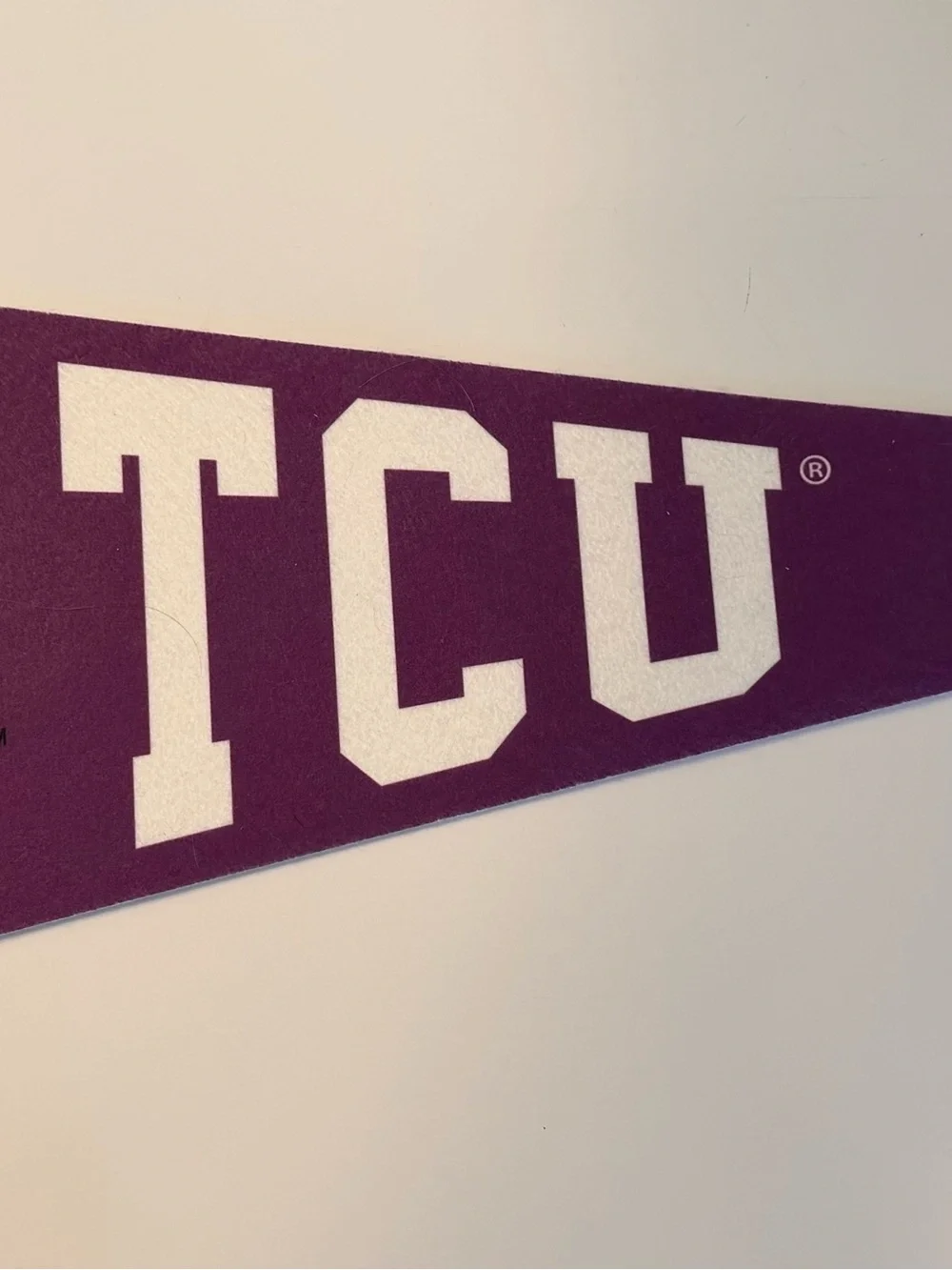 TCU Fan Bundle- Pennant, mini football, foam finger, Pom-Pom, & straw topper